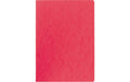 NOVOOO Pressspanheft rot  A4 729793 5mm kariert, 80g,Rand 48 Blatt