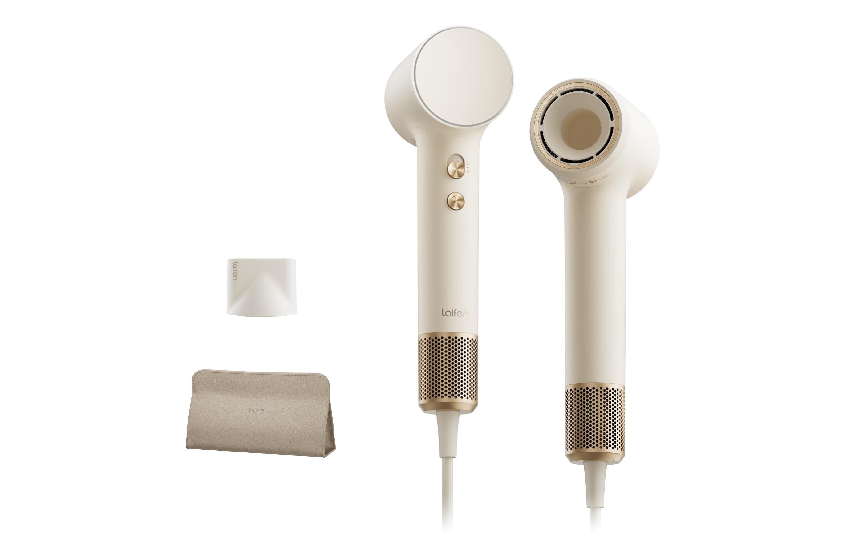 Laifen Haartrockner Mini Gold High-Speed Haartrockner m. Aufsatz/ Beutel