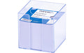 NOVOOO Zettelbox 731142 transparent9x9x9cm