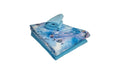 Stoff-Set Jersey Frozen Olaf blau, 2x1m Stoff, 0.5m Bund
