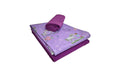 Stoff-Set Jersey Pferd lila 2x1m Stoff, 0.5m Bund