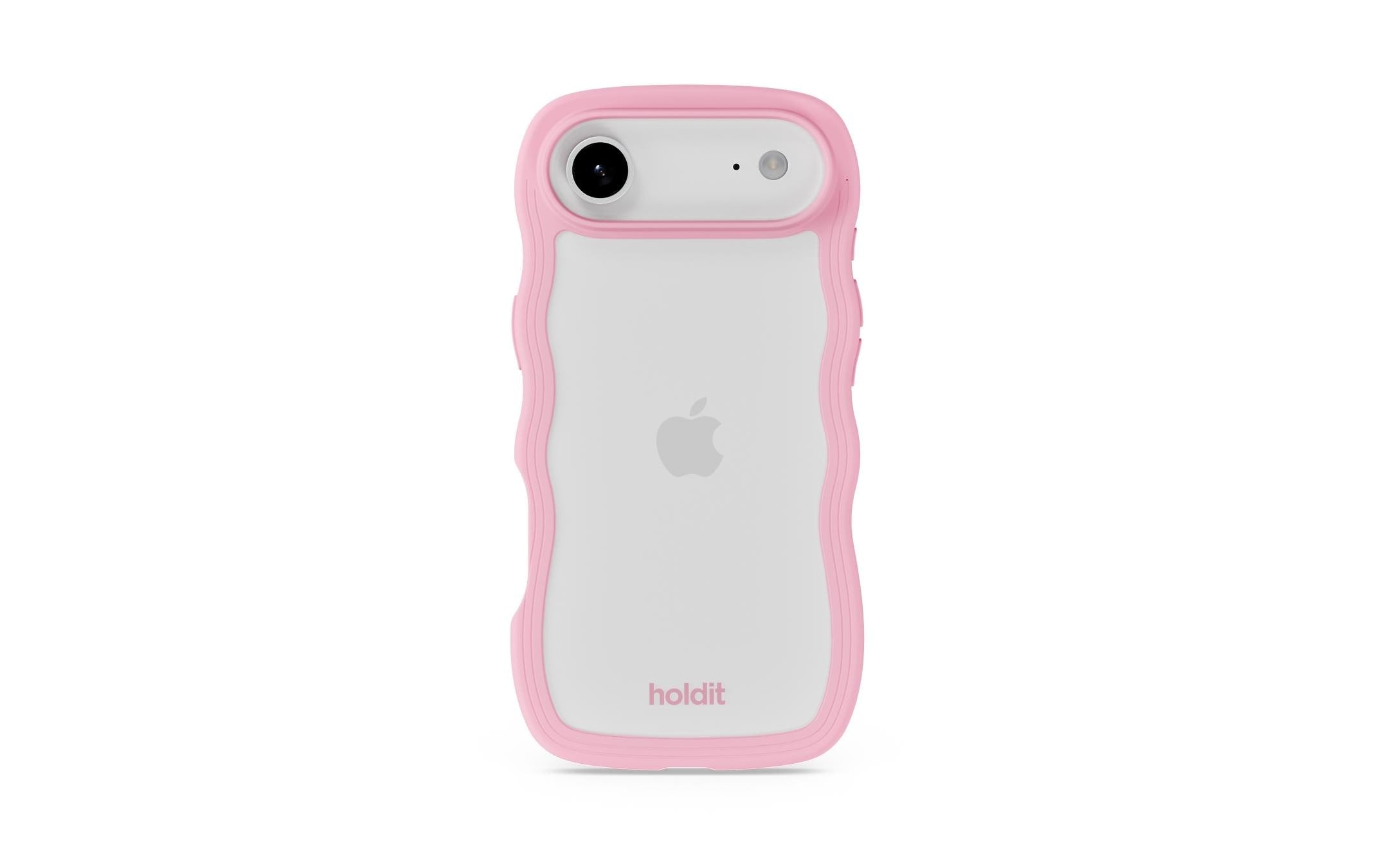Holdit Wavy Case Pink/Transparent iPhone 17 Air