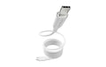 empower USB-Kabel C-C, 240W,1.5m,magnetisch weiss, USB 2.0, 240W, magnetisches RollUp