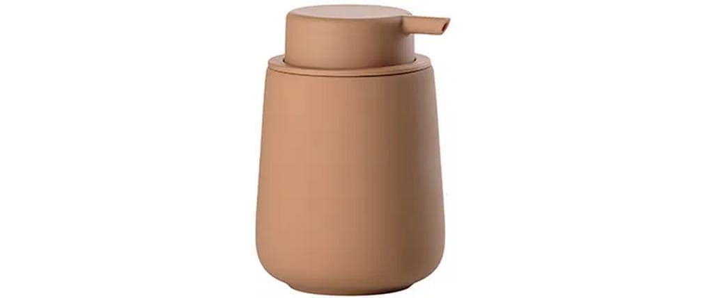 Zone Seifenspender Nova One,250ml,Mandarine H:11.5cm D:8cm, Steingut, 250ml