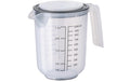 APS Rührbecher mit Deckel MIXUP Ø 12,5 cm, H: 16 cm, 1,0 Liter, Transp.