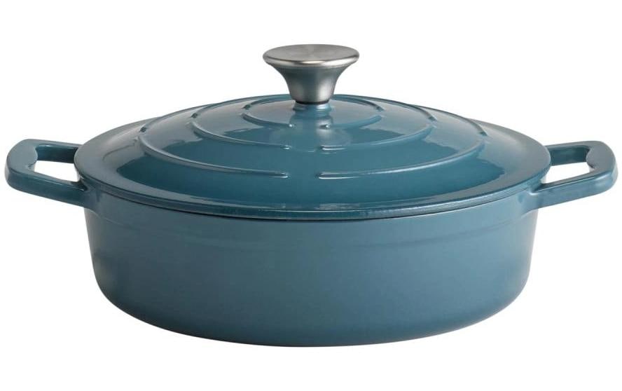 APS Bräter 5 STARS Ø 25 cm, H: 7 cm, 2,5 Liter, Türkis