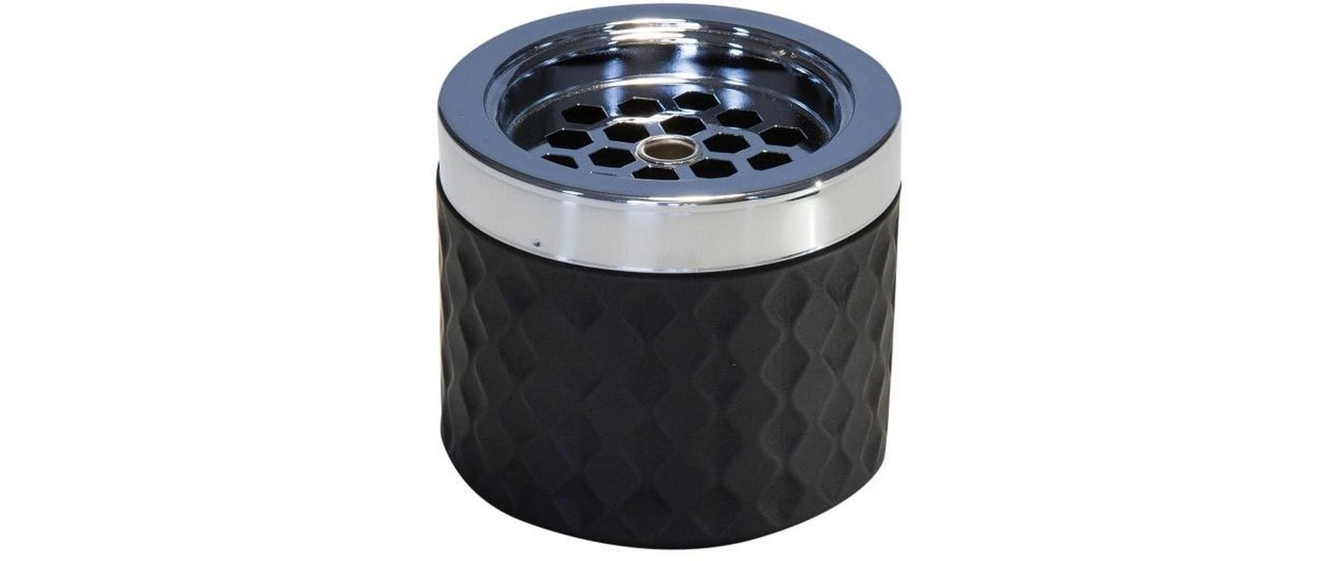 APS Windaschenbecher Ventis Ø 9,5 cm, H: 8 cm, Schwarz