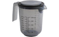 APS Rührbecher mit Deckel MIXUP Ø 12,5 cm, H: 16 cm, 1,0 Liter, Grau