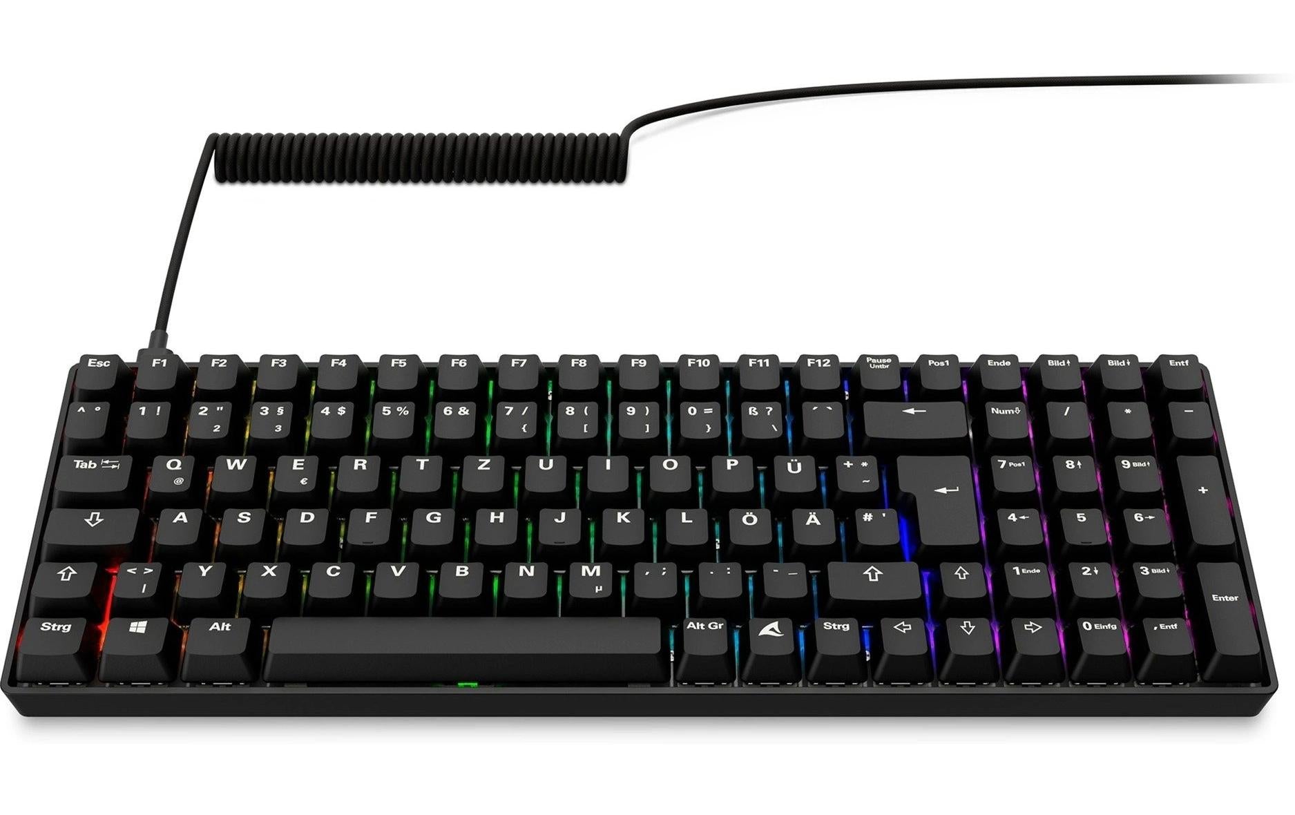 Sharkoon SGK50 S2 PBT kabelgebunden, DE, PBT Hotswap