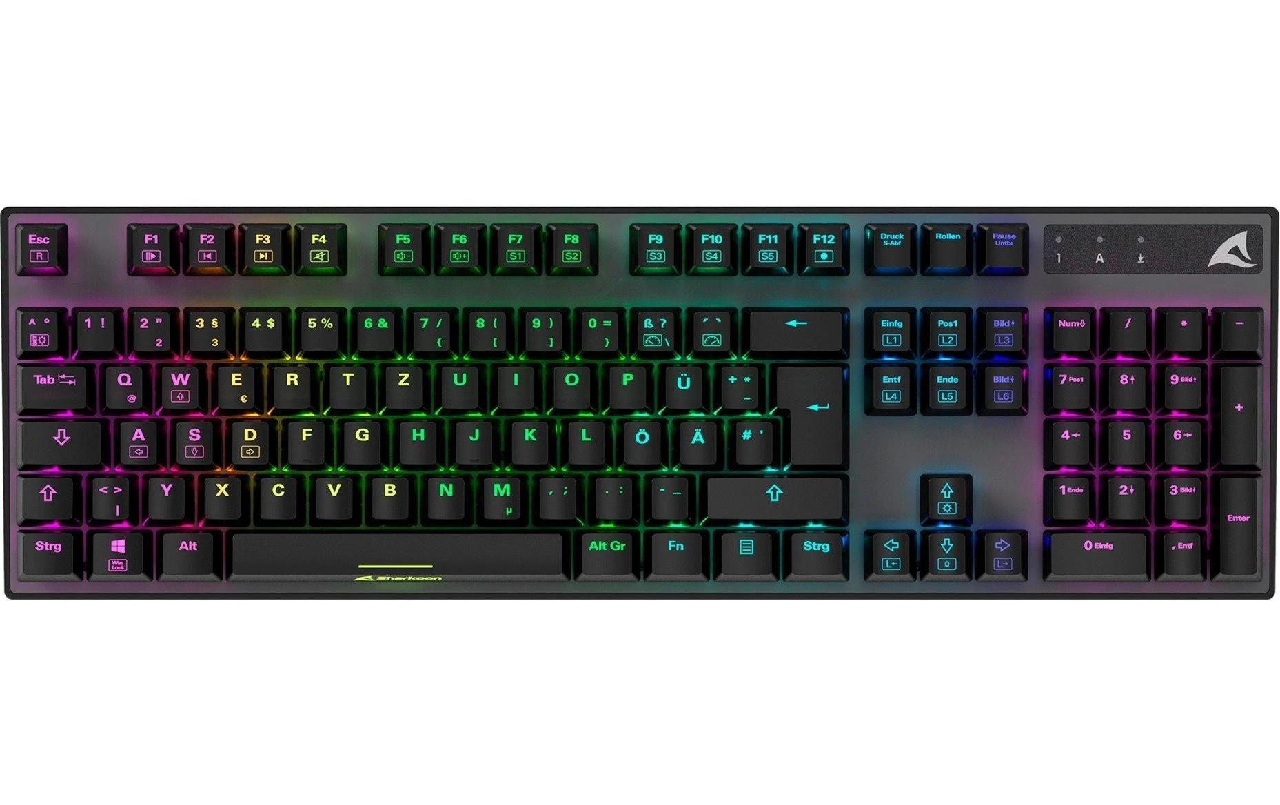 Sharkoon Skiller Mech SGK20 RED kabelgebunden, DE, mechanisch
