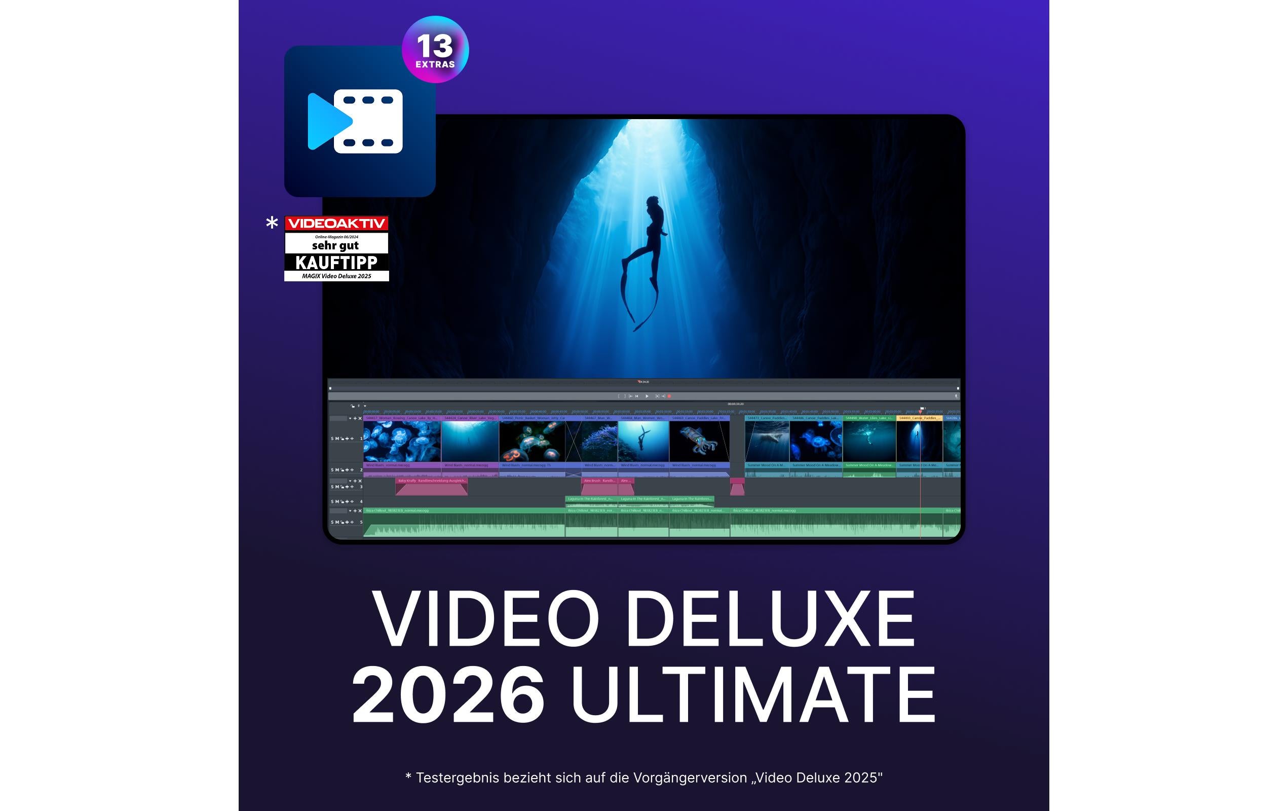 Magix Movie Studio 2026 Ultimate ESD, Vollversion, DE,EN,ES,FR