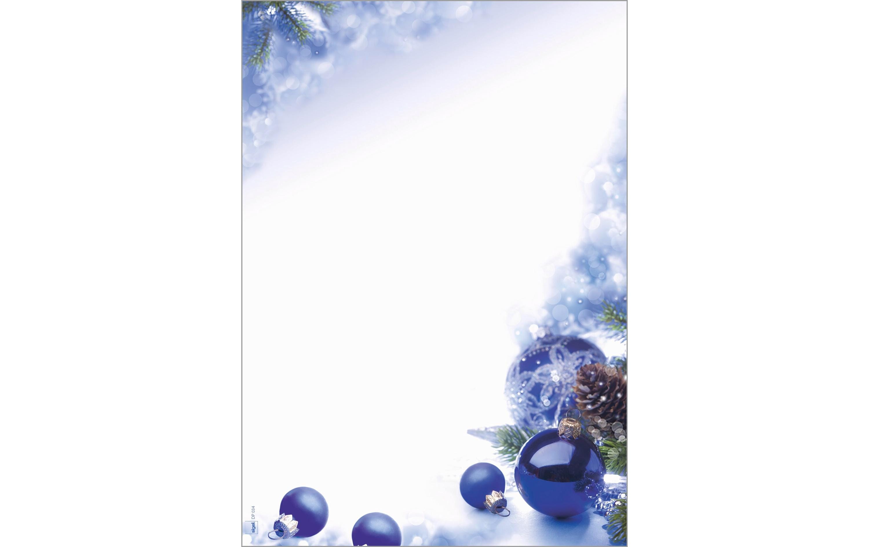 Sigel Motiv-Papier, Blue Harmony Ink/Laser/Copy, 90 g/m² A4 100 BL