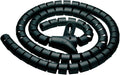 Kabelspirale Polyethylen 2,50m Schwarz