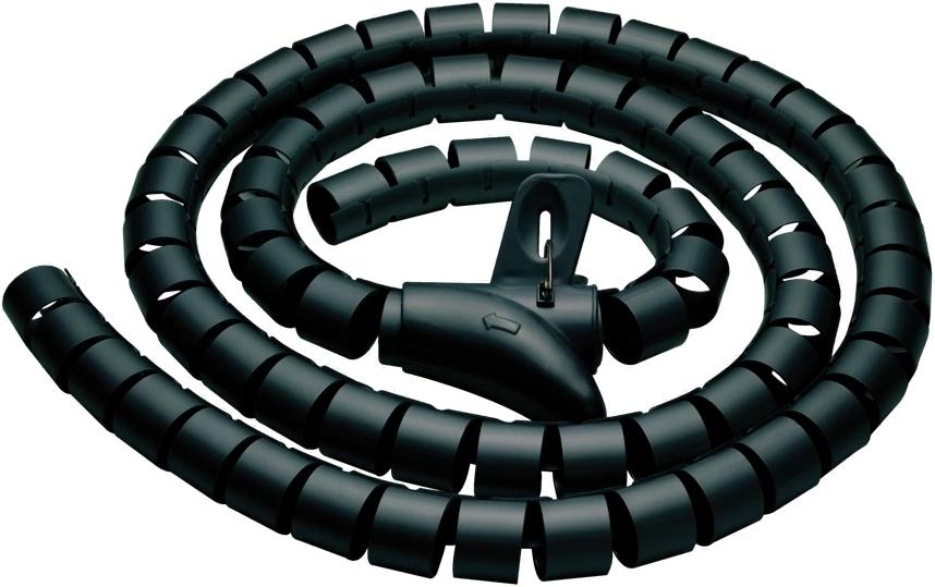 Kabelspirale Polyethylen 2,50m Schwarz