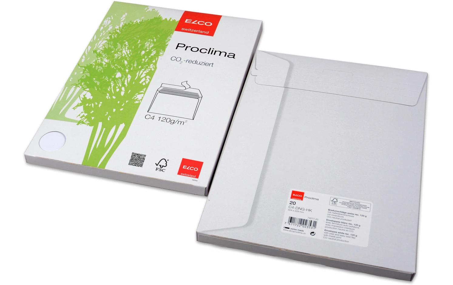 Elco Couverts Proclima, 20 Stk C4, ohne Fenster, 120 g/m²