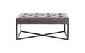 Kare Sitzbank Crossover Grau Schwarz 90x40cm