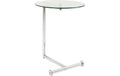 Kare Beistelltisch Easy Living Klarglas Ø46cm
