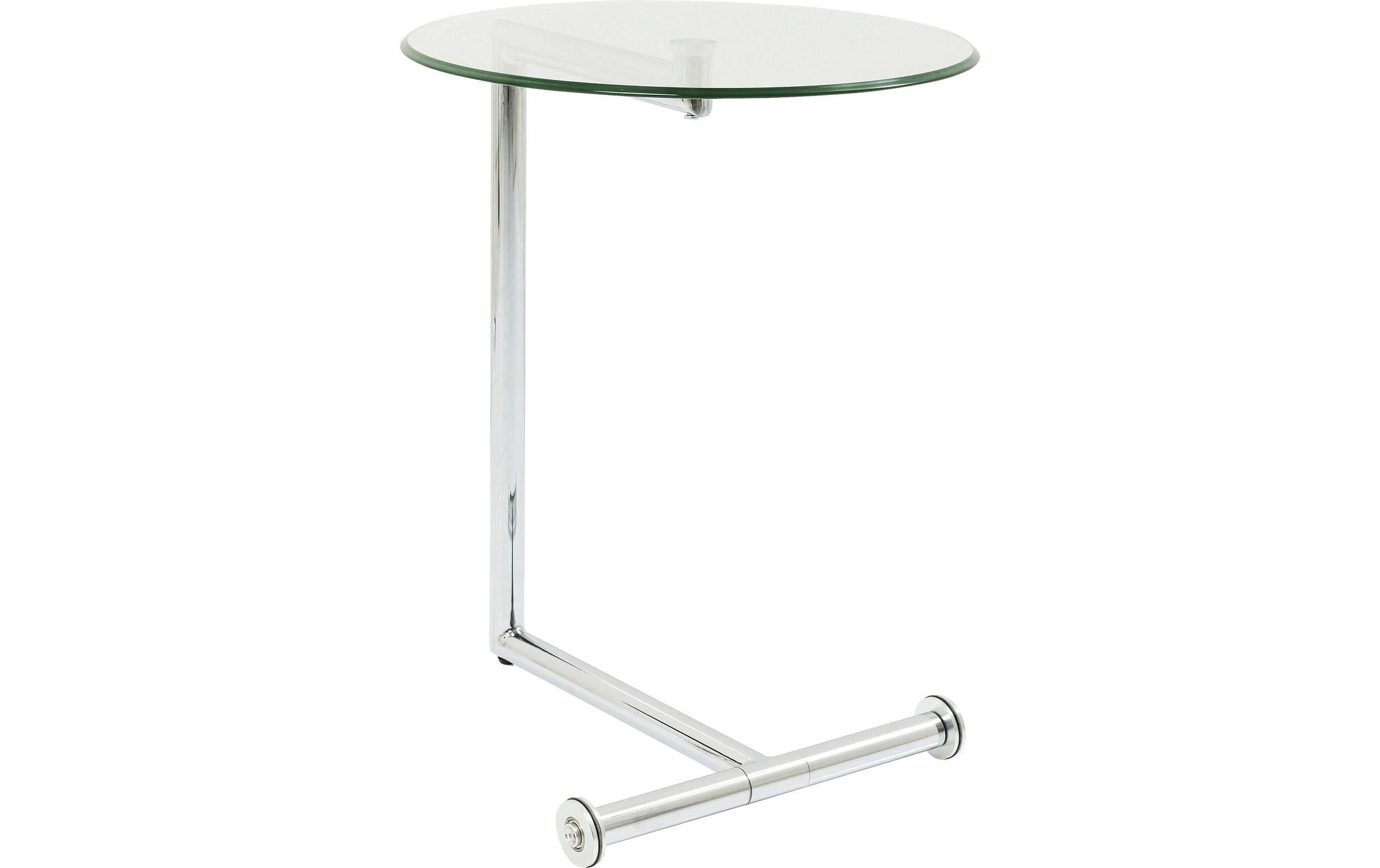 Kare Beistelltisch Easy Living Klarglas Ø46cm