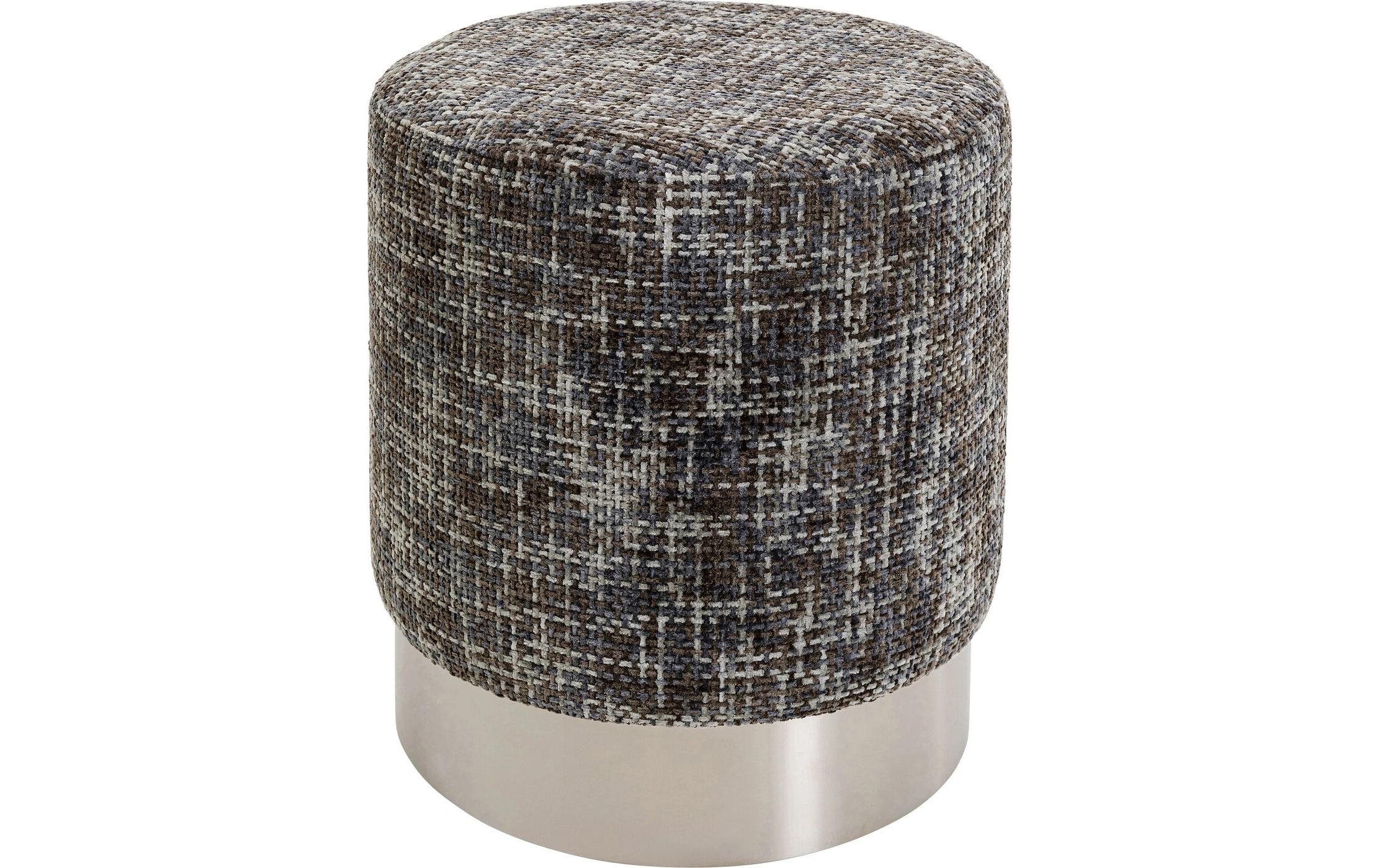 Kare Hocker Berry High Silber Dunkelgrau Ø39cm