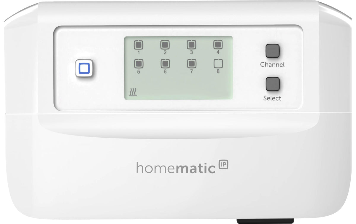 Homematic IP Fussbodenheizungscontroller 8-fach, motorisch, 230V AC 340m