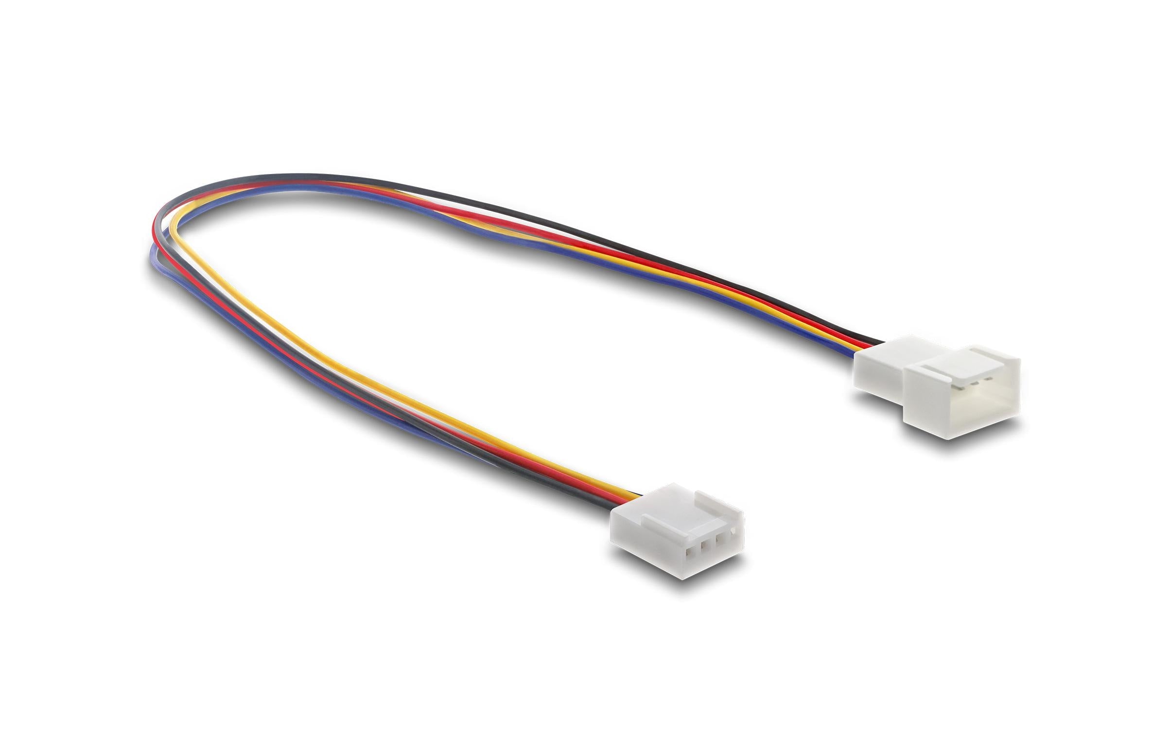 Delock Verlängerungskabel, 4 Pin, 30cm PWM, Stecker zu Buchse, für Lüfter