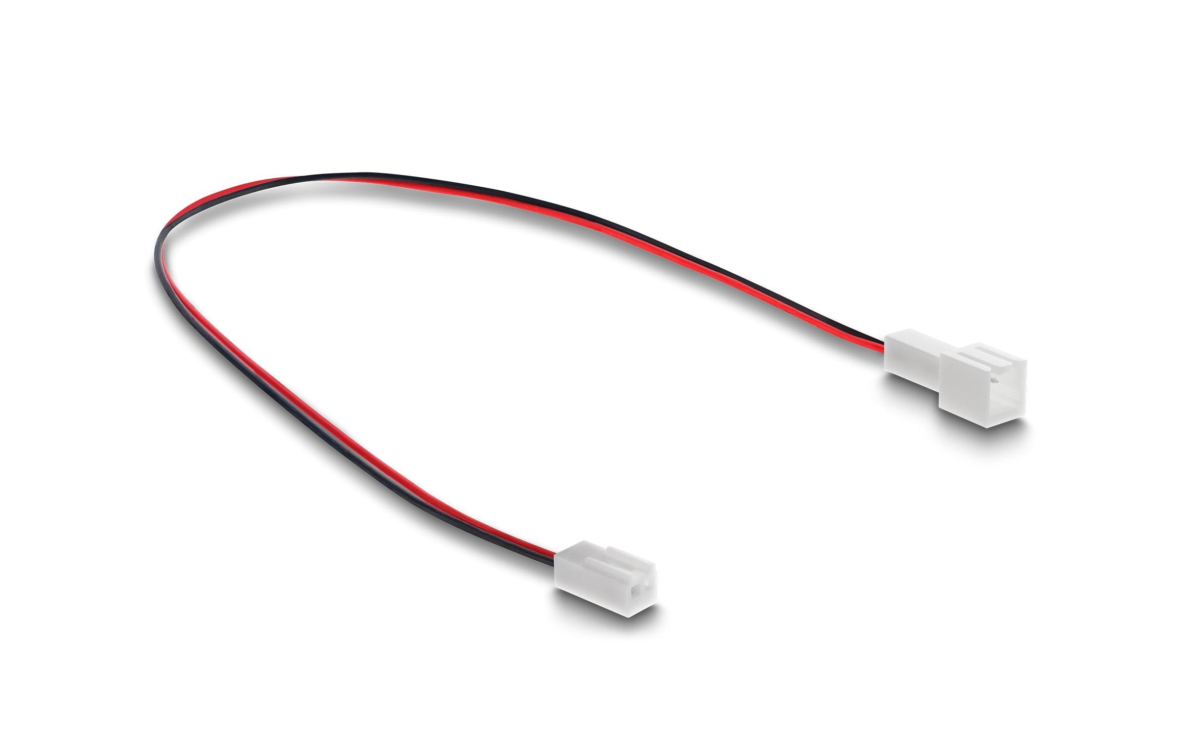 Delock Verlängerungskabel, 2 Pin, 30cm Stecker zu Buchse, für Lüfter