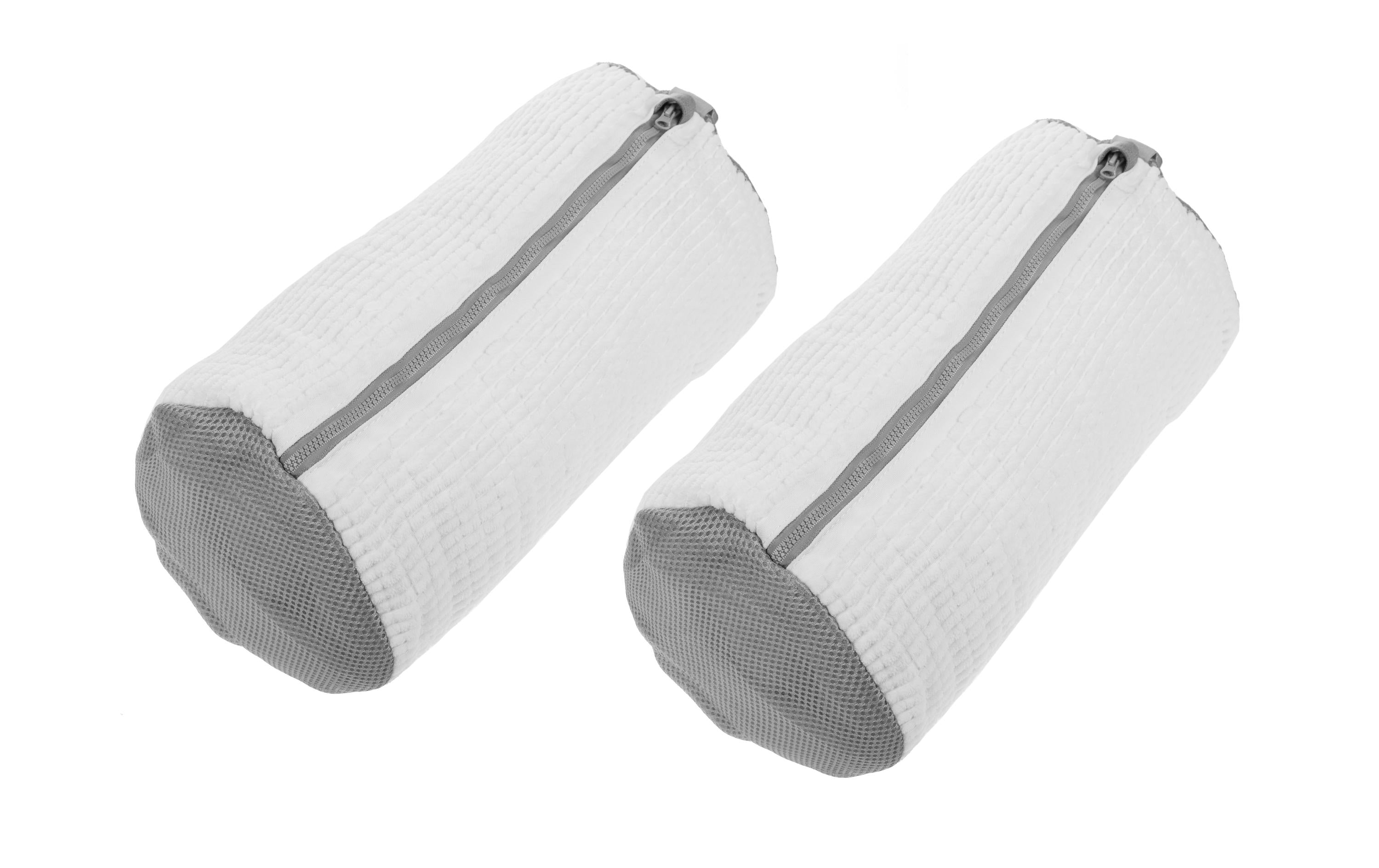 COCON Schuhwaschbeutel 2er Set weiss grau 100% Polyester, 38x19cm