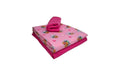 Stoff-Set Jersey Paw Patrol Herzen pink 2x1m Stoff, 0.5m Bund