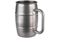 APS Bierbecher Beer Mug Ø 8,5 cm, H: 13 cm, Silber