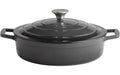 APS Bräter 5 STARS Ø 28 cm, H: 7 cm, 3 Liter, Anthrazit