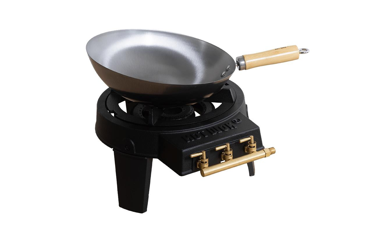 Pro 12 kW + regulator & wok Hochleistungs-Wok-Set