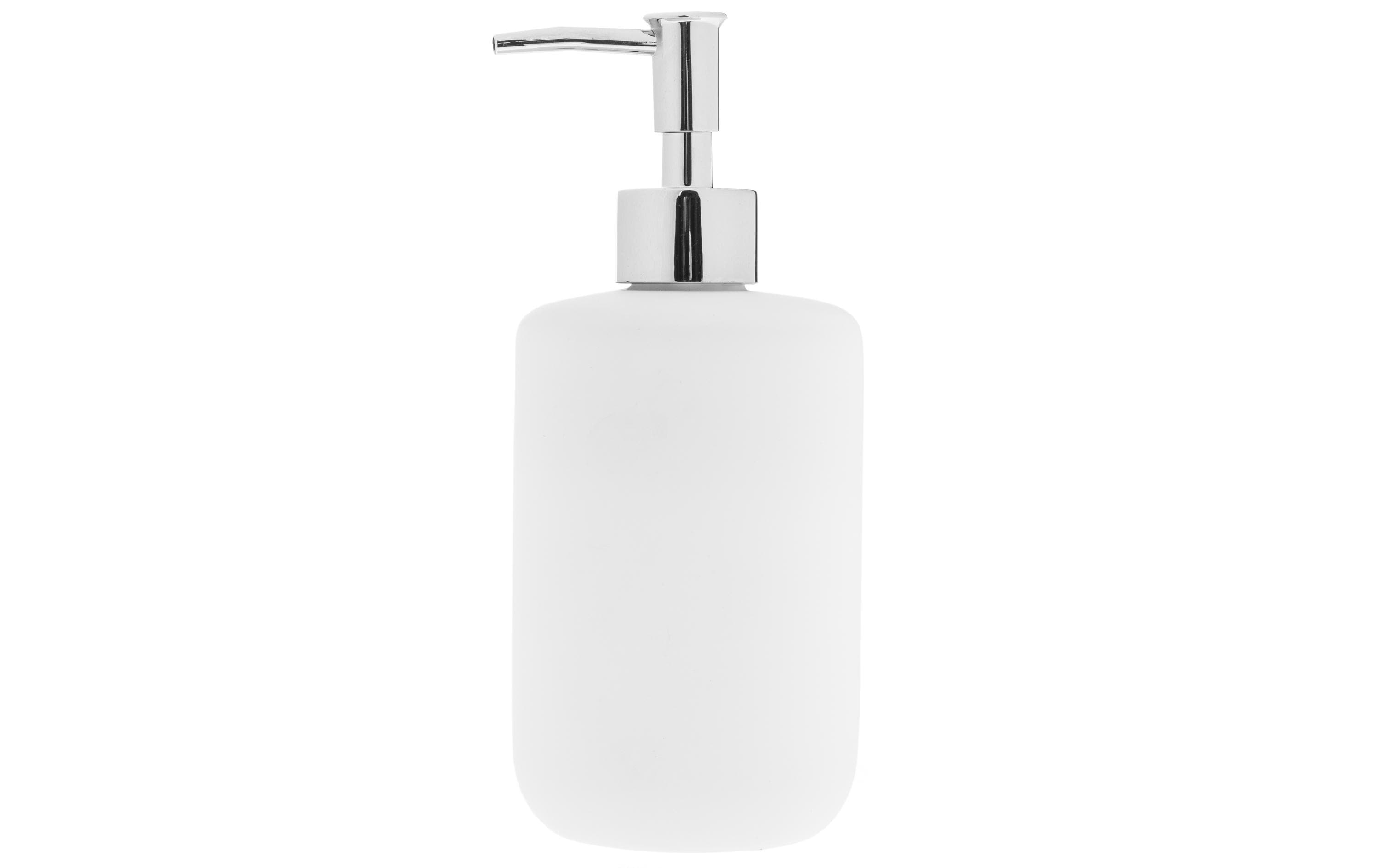 COCON Seifenspender weiss Keramik, 7.5x7.5x17cm