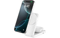 Belkin UltraCharge 2-in-1 Ladestation Qi2 (25W), Faltbar, Magnetisch, Weiss