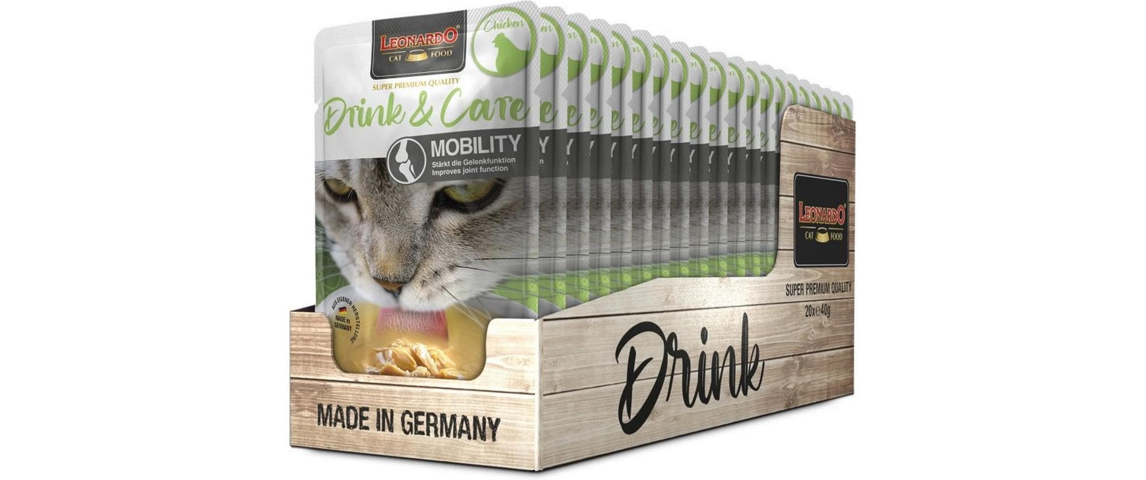 Leonardo Drink & Care Mobility Chicken Kit 20x40g