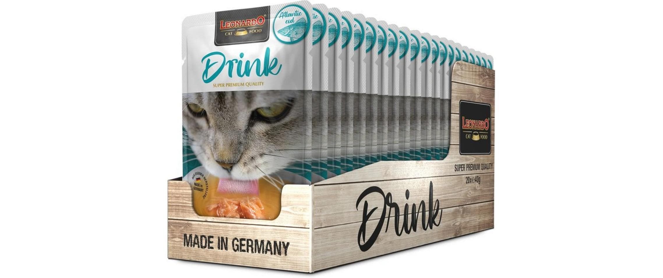 Leonardo Drink Atlantic Cod Kit 20x40g