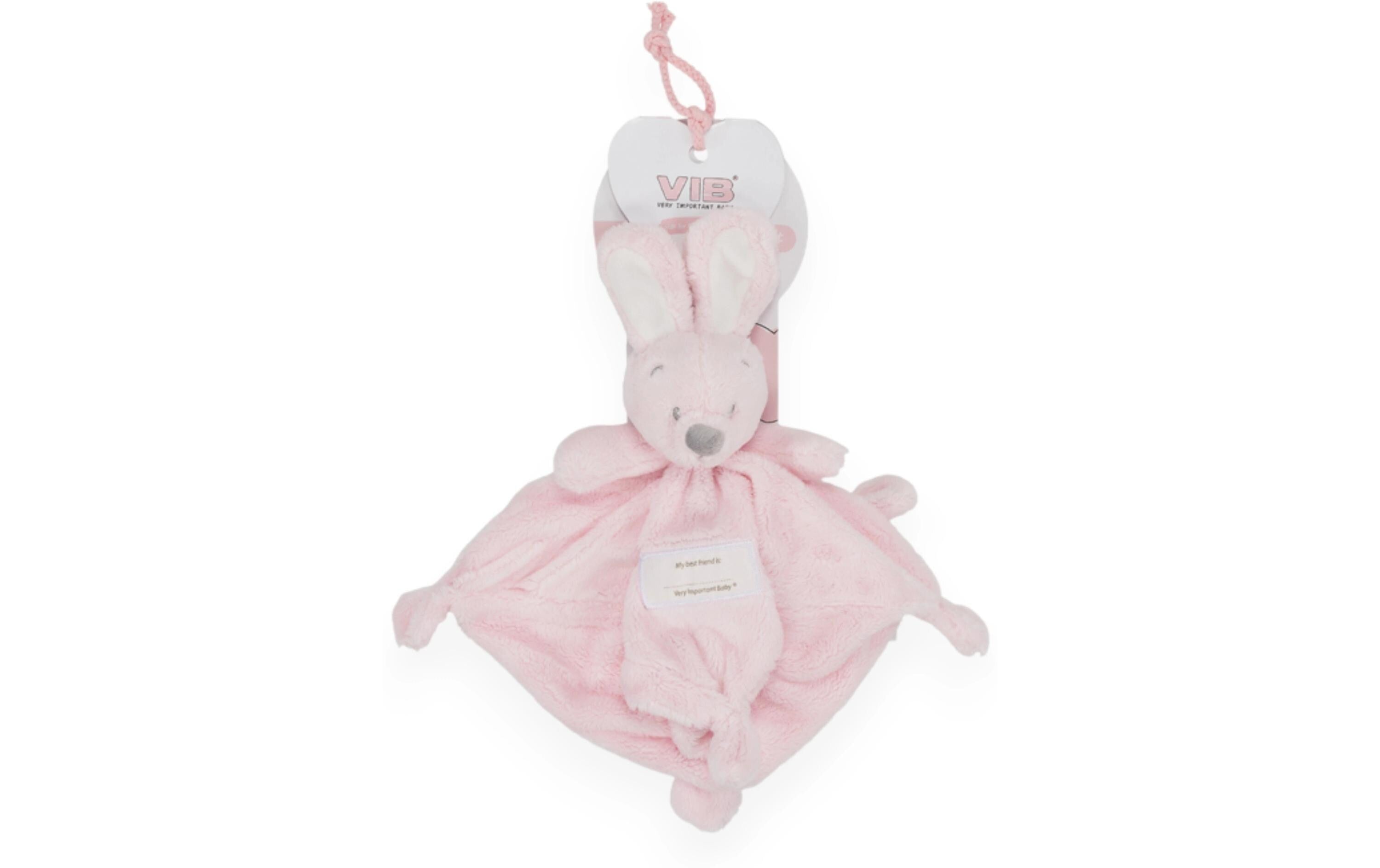 VIB Doudoutuch Plüsch Hase rosa