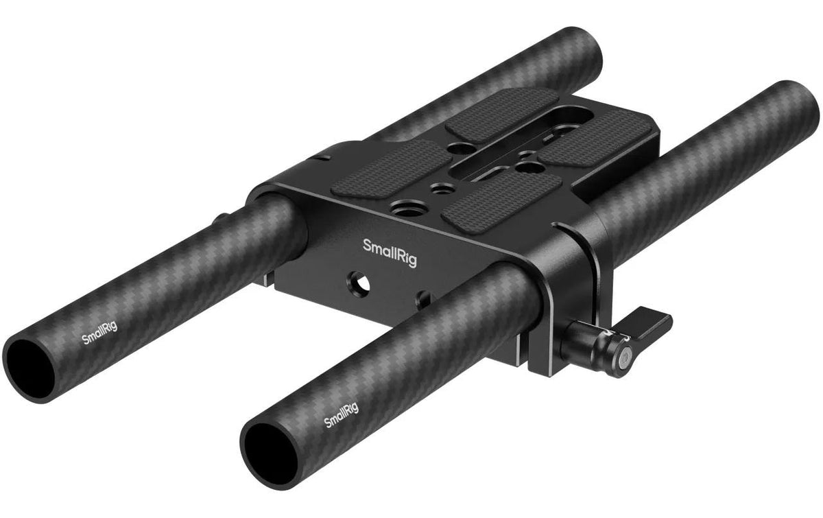 SmallRig Bottom Mount Plate with Dual 15mm Rod Clamp
