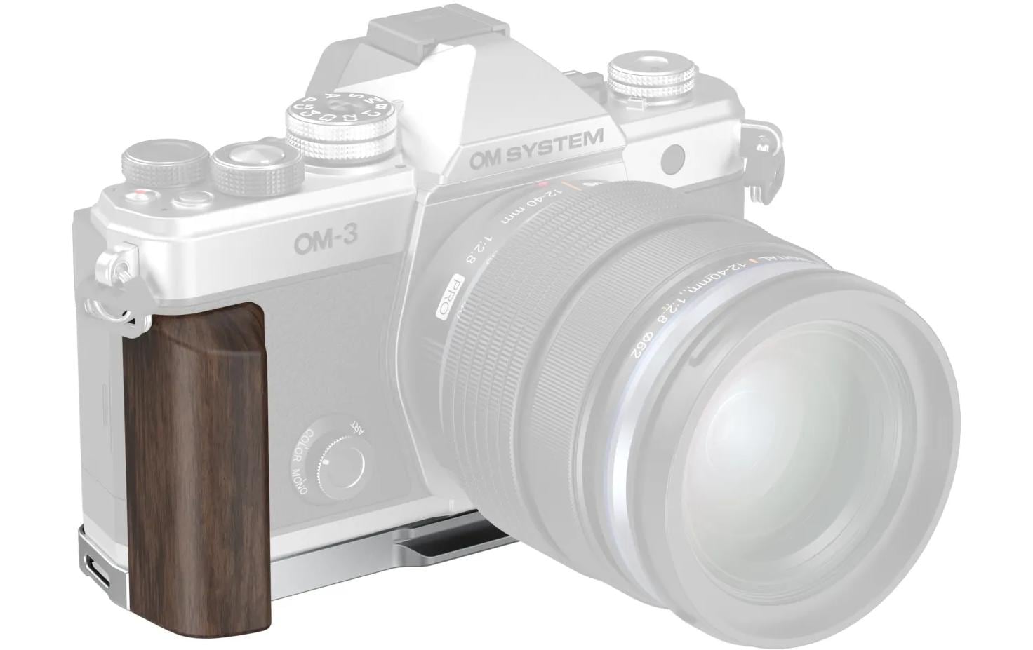 SmallRig L-Grip with Wooden Handle for OM SYSTEM OM-3