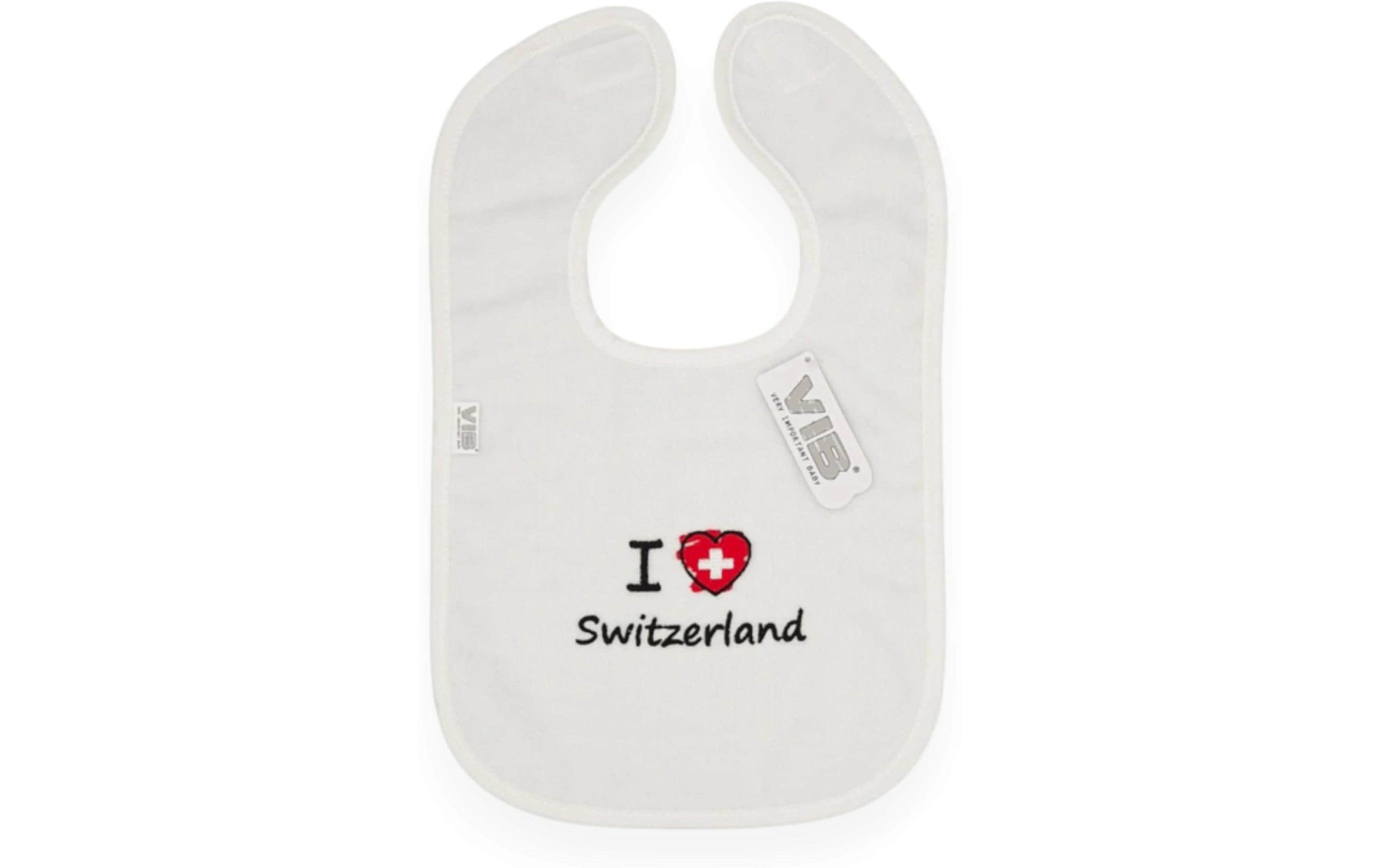 VIB Lätzchen I (Herz) Switzerland weiss