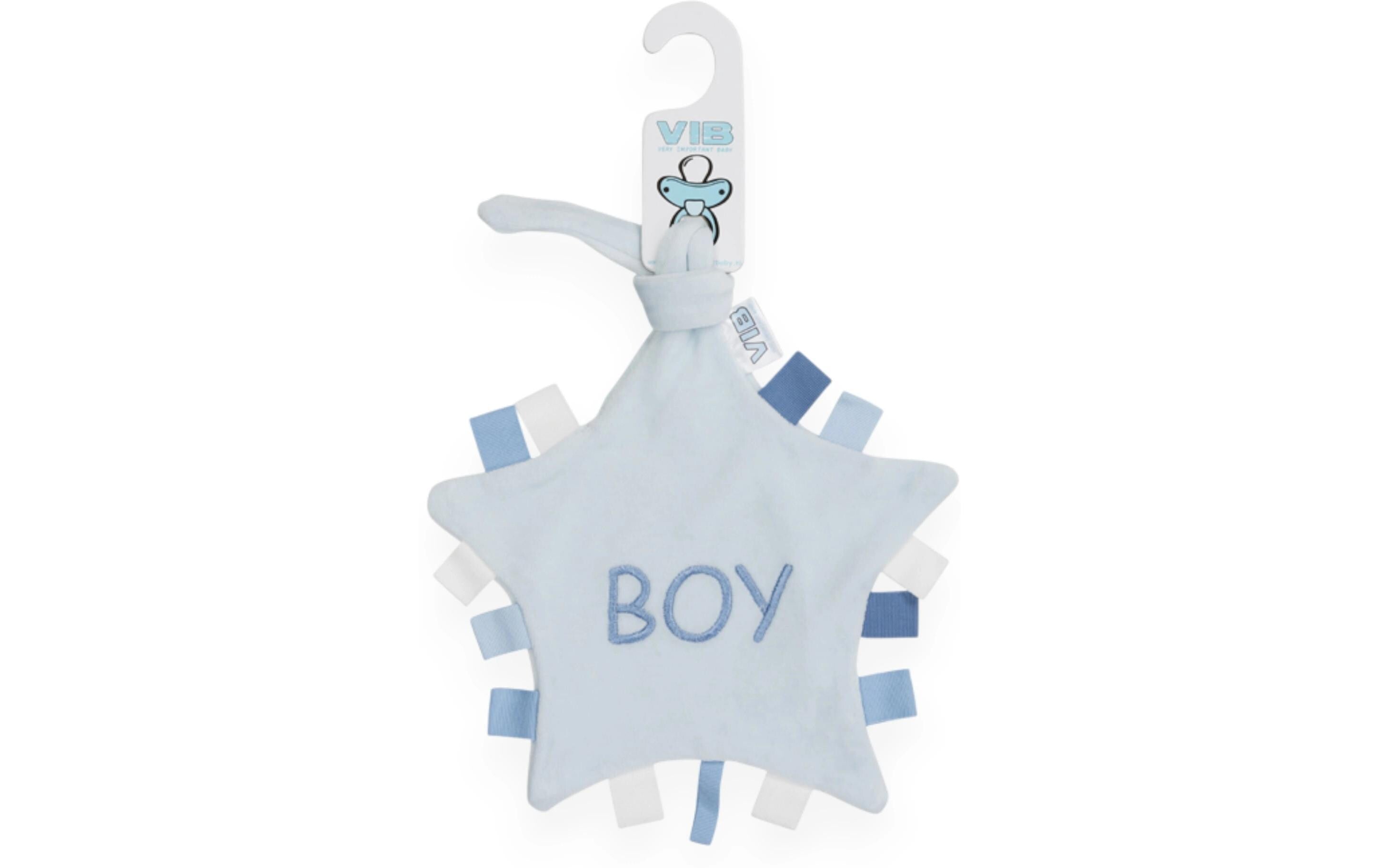 VIB Schmusetuch Stern Boy blau