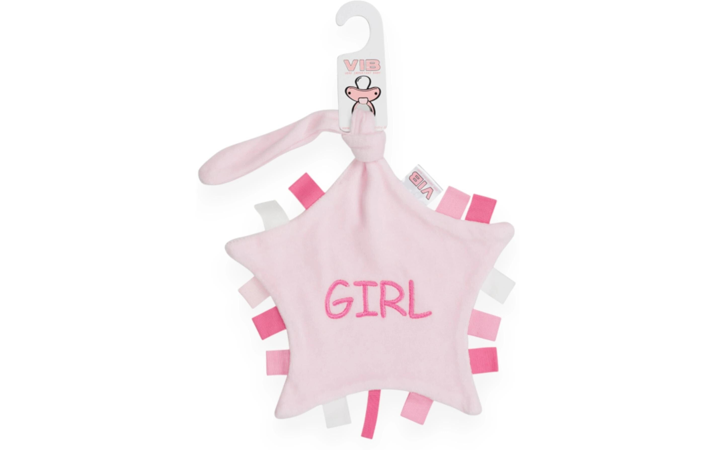 VIB Schmusetuch Stern Girl rosa