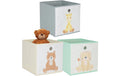 relaxdays Spielzeugbox Tiere 3 Stück