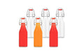 relaxdays Einmachflasche mit Bügelver. 6 Stück, 250 ml