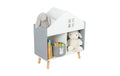 relaxdays Kinderregal Haus Masse H x B x T: ca. 65,7 x 60 x 30 cm
