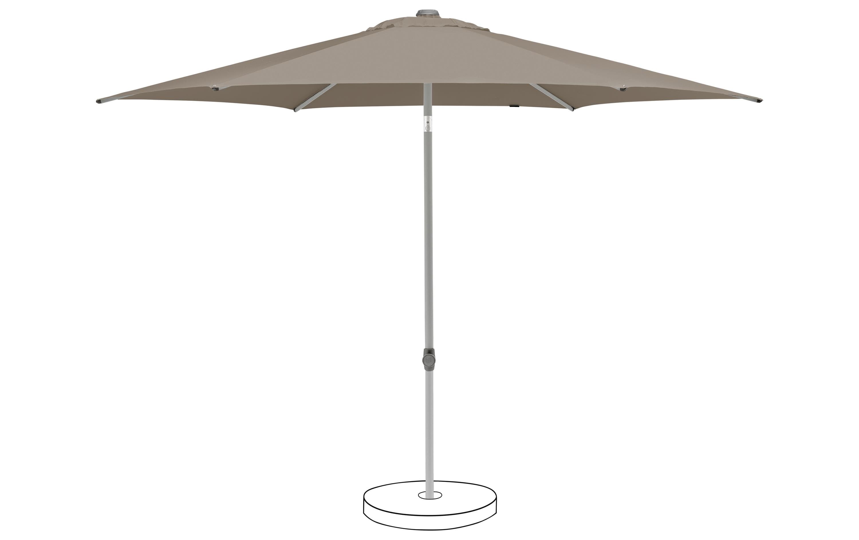 Pop Up, Helltaupe,192-239mm hoch 250mm Durchmesser