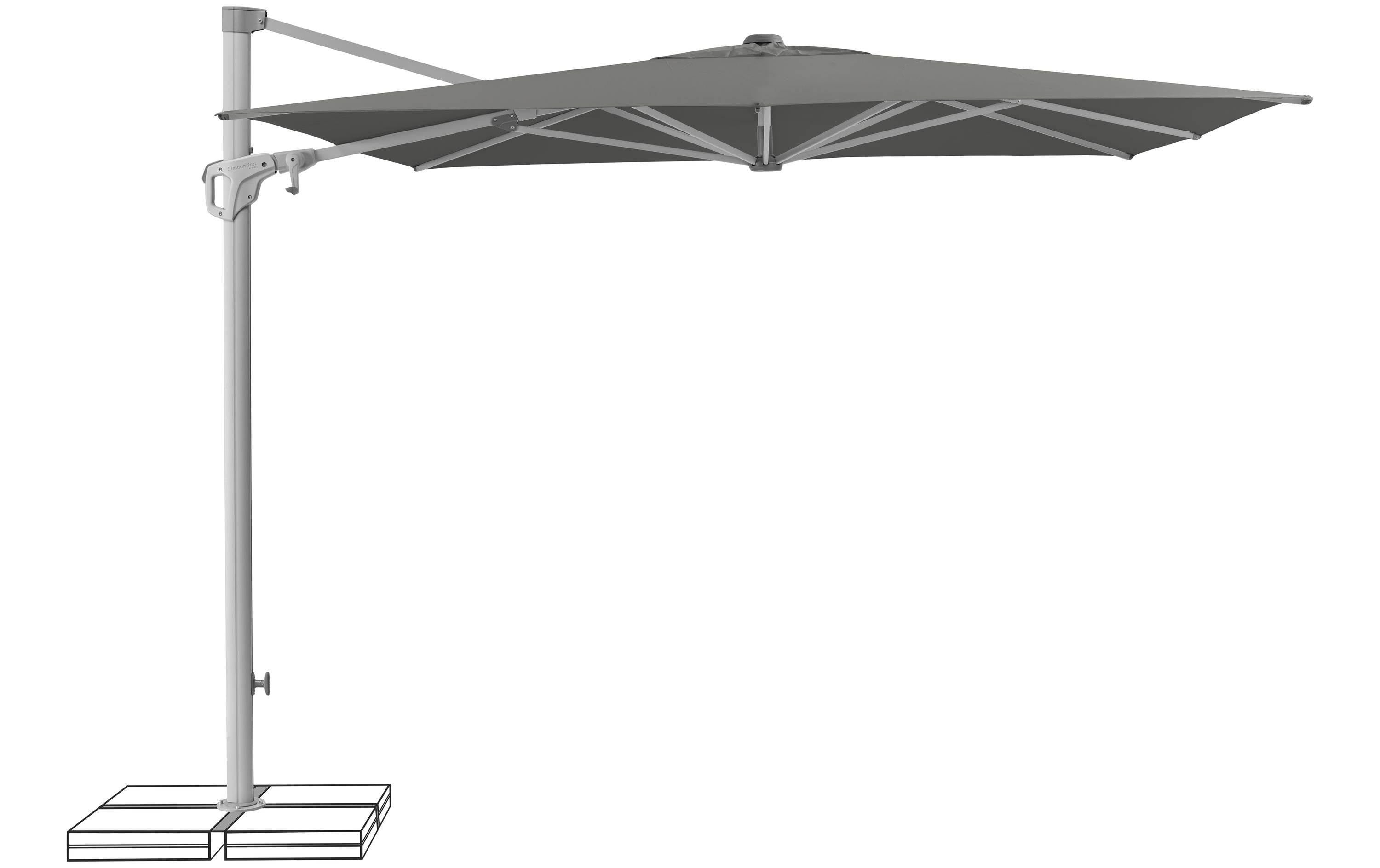 Familyflex, Steingrau,247mm hoch 250x250mm