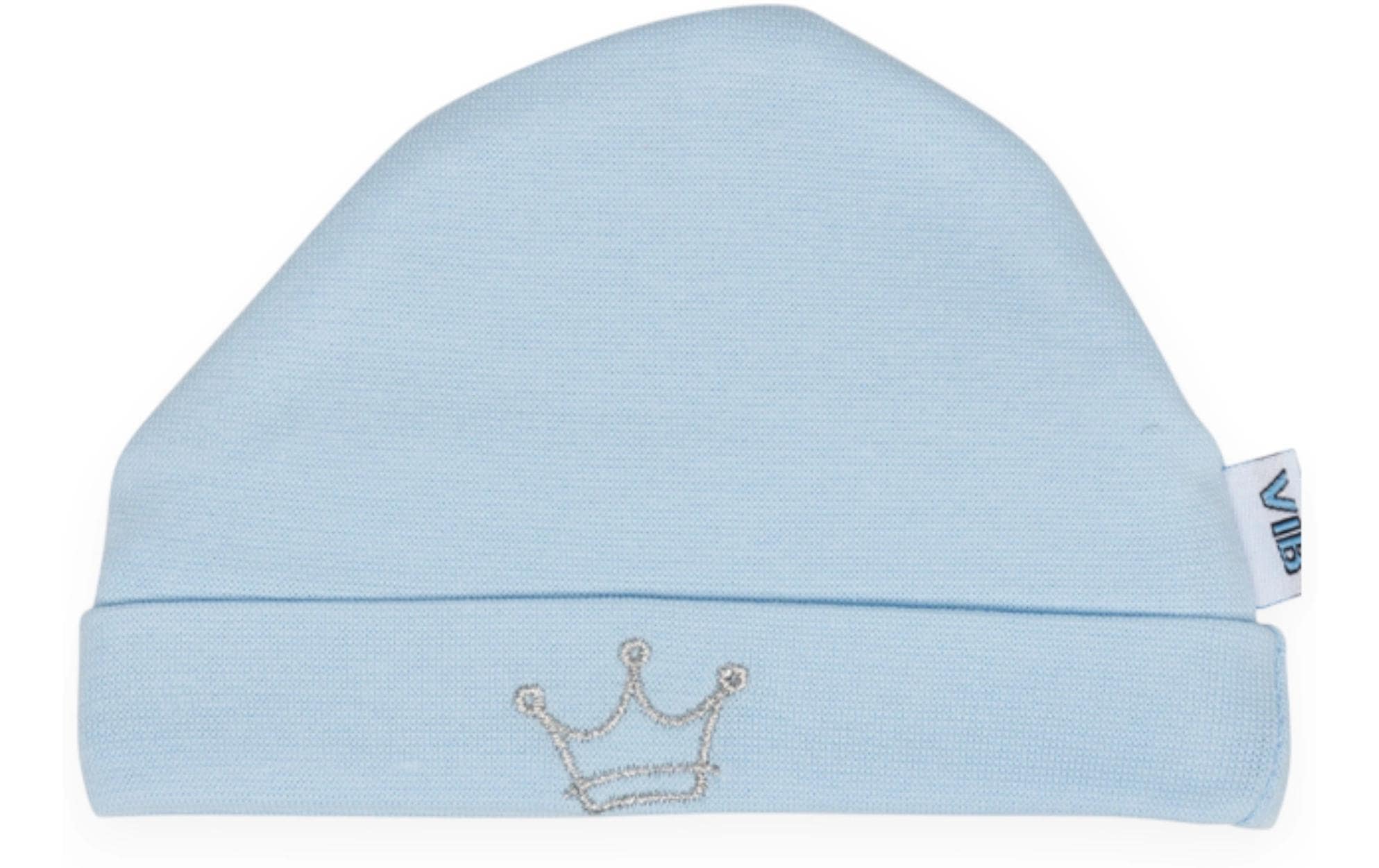VIB Mütze Krone blau