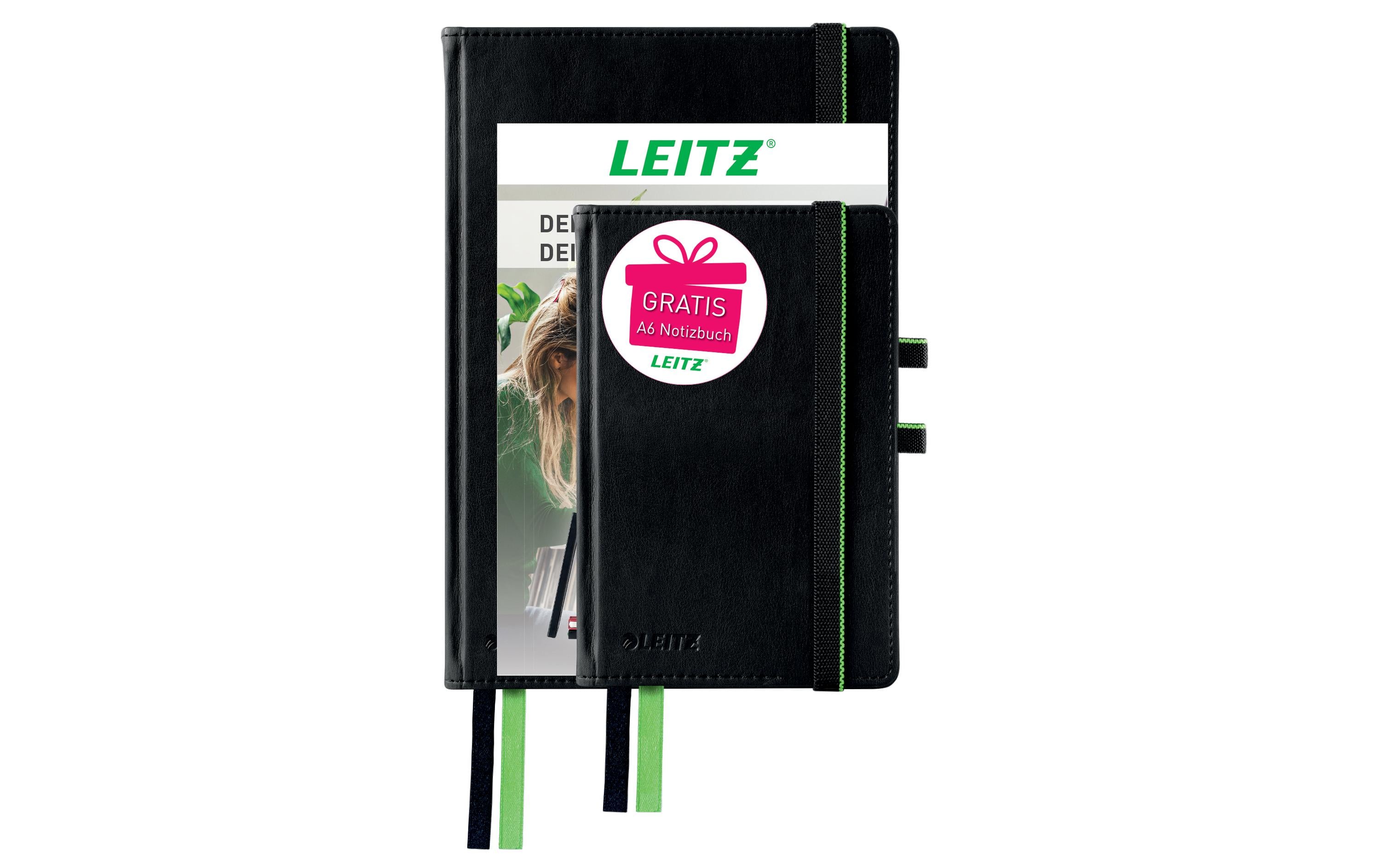 Leitz Complete Notizbuchset kariert schwarz 1x A5 und 1x A6