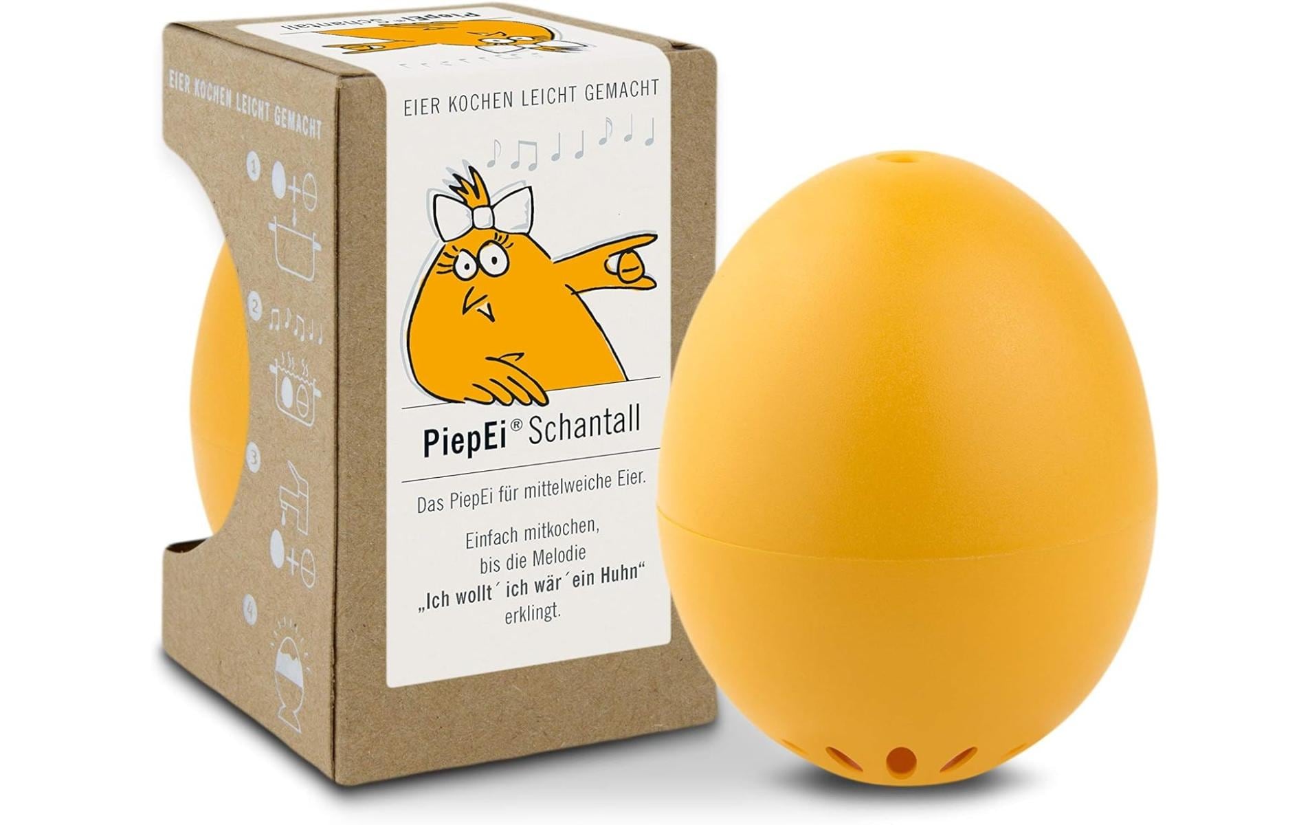 PiepEi Küchentimer singendeEieruhrSchantall Melodie auf jeder Stufe, Kunststoff