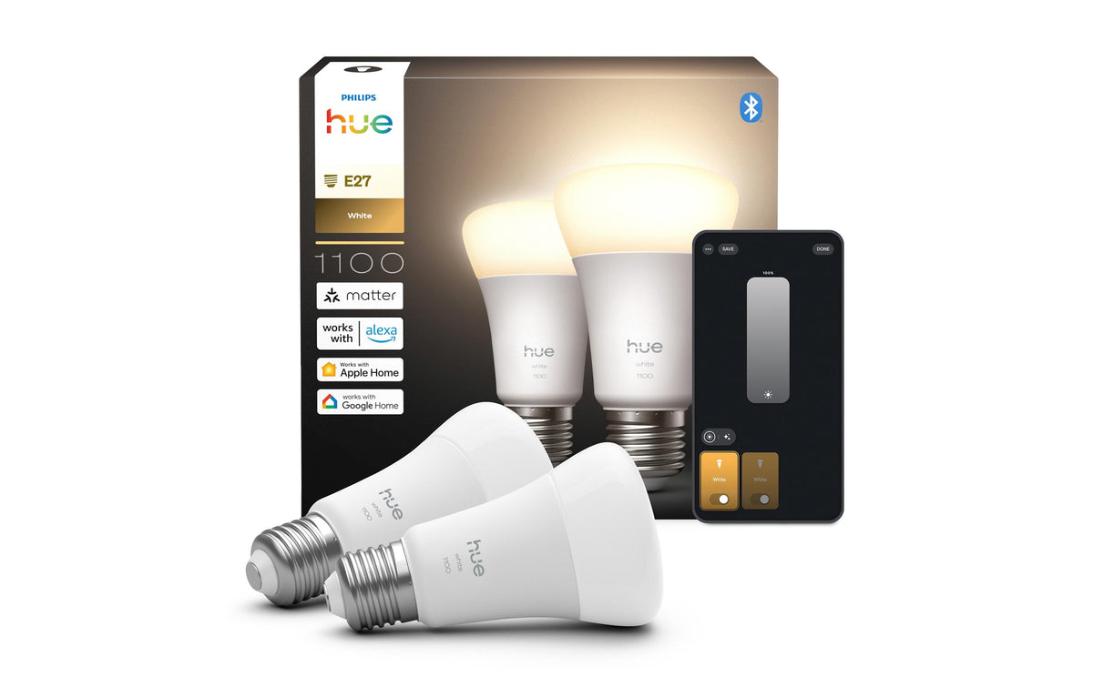 Philips Hue White E27 Doppelpack 2x 1100lm